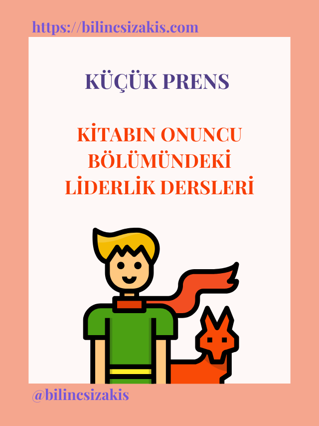 Küçük Prens Kitabının Onuncu Bölümündeki Liderlik Dersleri